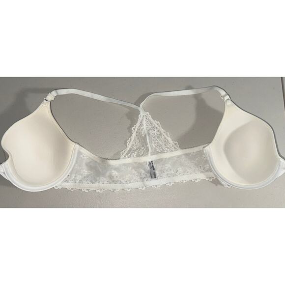 b.Tempt'd by Wacoal 38C Racerback Bra Front Closure Intimates Feminine Lace Soft - Picture 4 of 7
